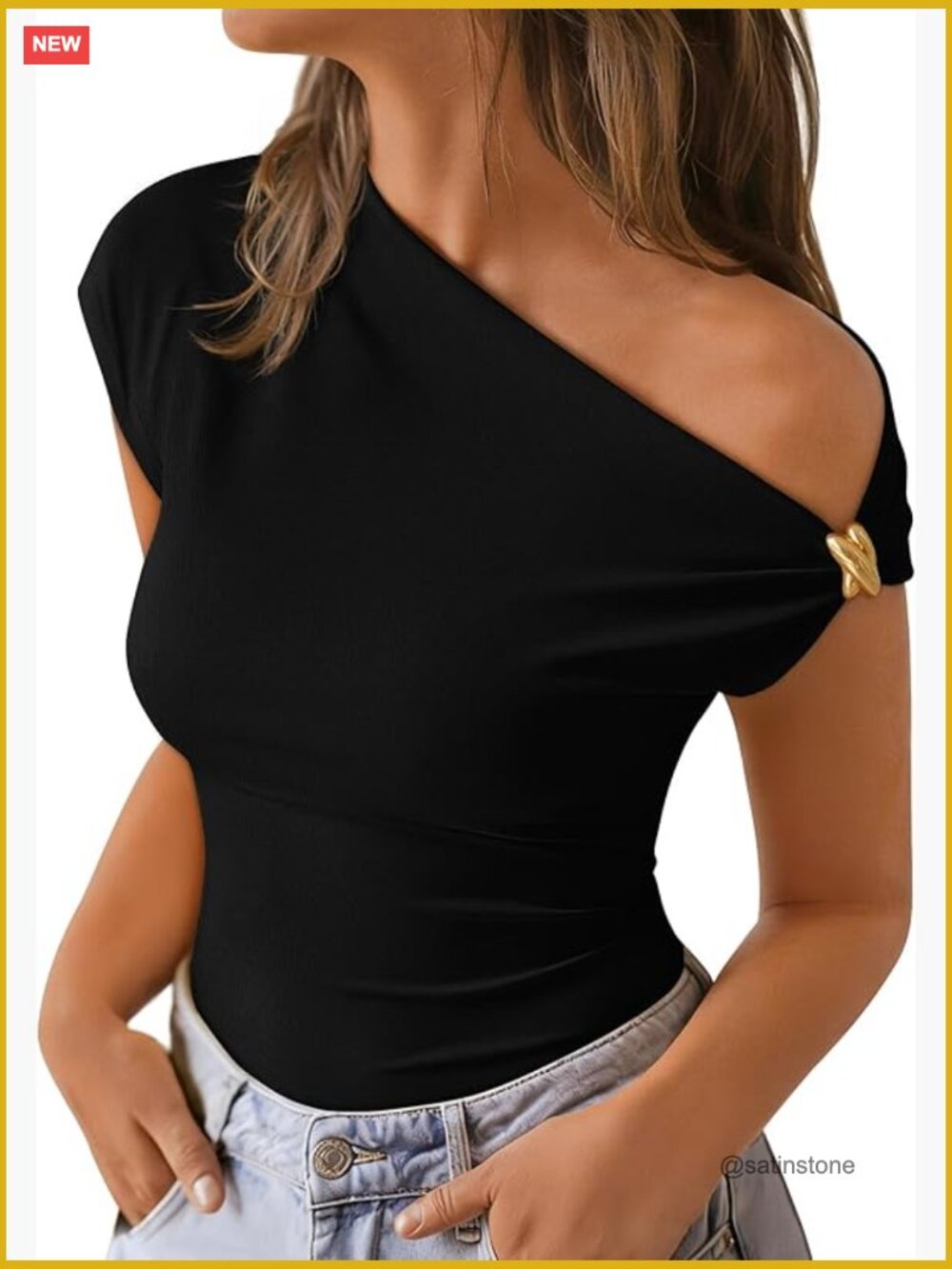 Off Shoulder Cap Sleeve Ruched Asymmetrical Blouse Y2K Going Out Top
